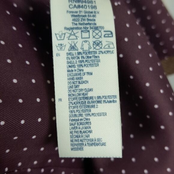 Women's  Brown Blazer Size Large - Picture 6 of 6